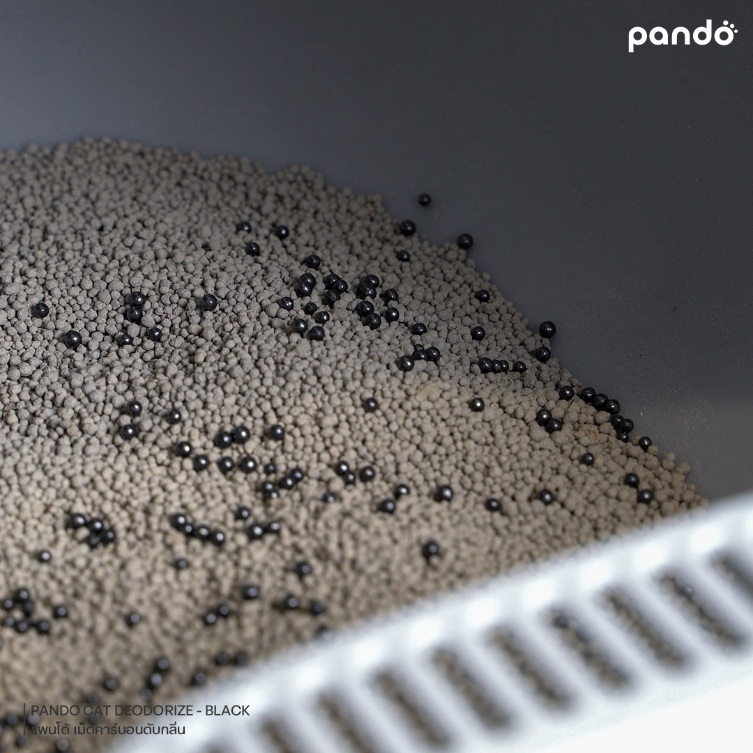pando cat deodorize (black) เม็ดชาร์โคลดับกลิ่น