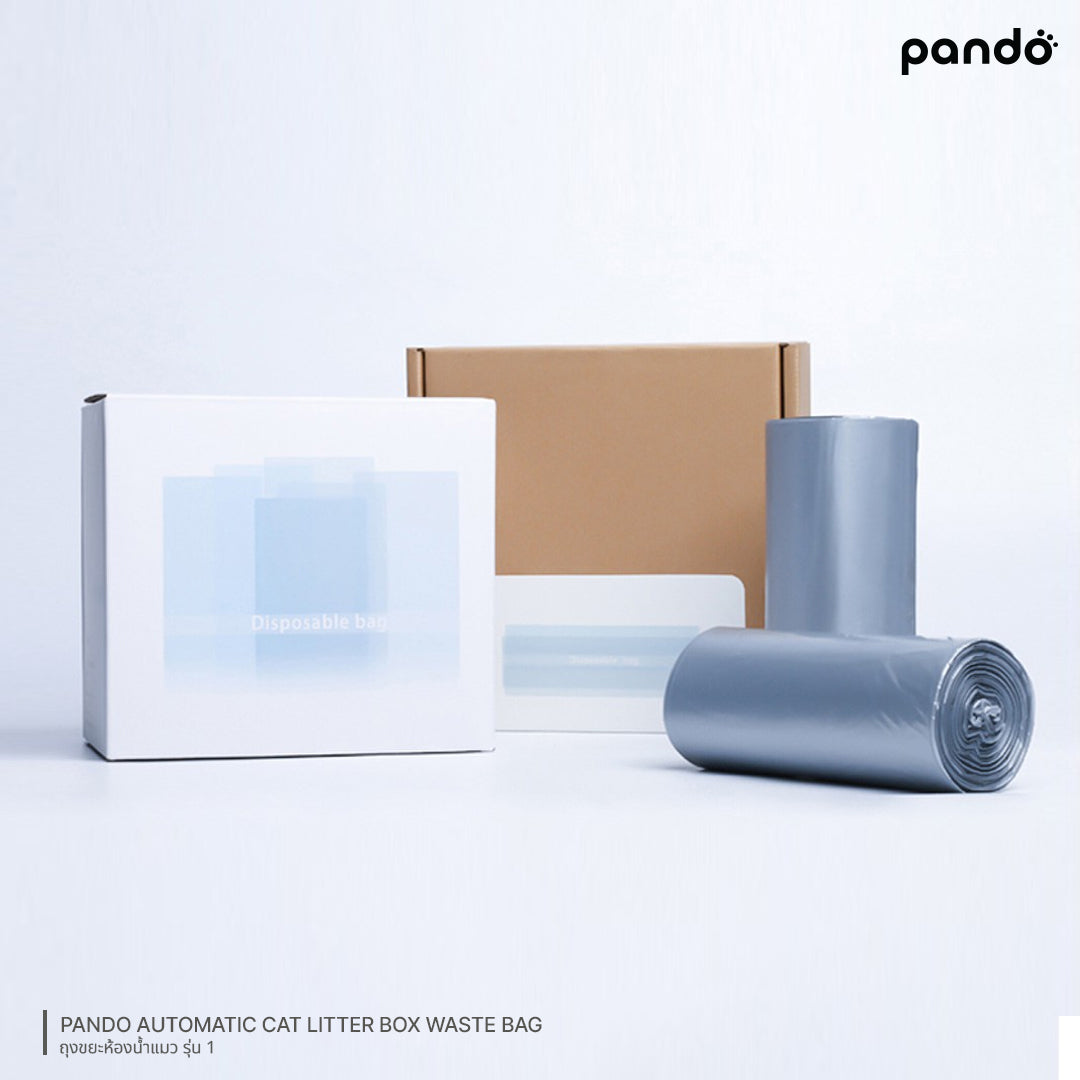 pando automatic cat litter box waste bag ถุงขยะห้องน้ำแมวอัตโนมัติ รุ่น 1