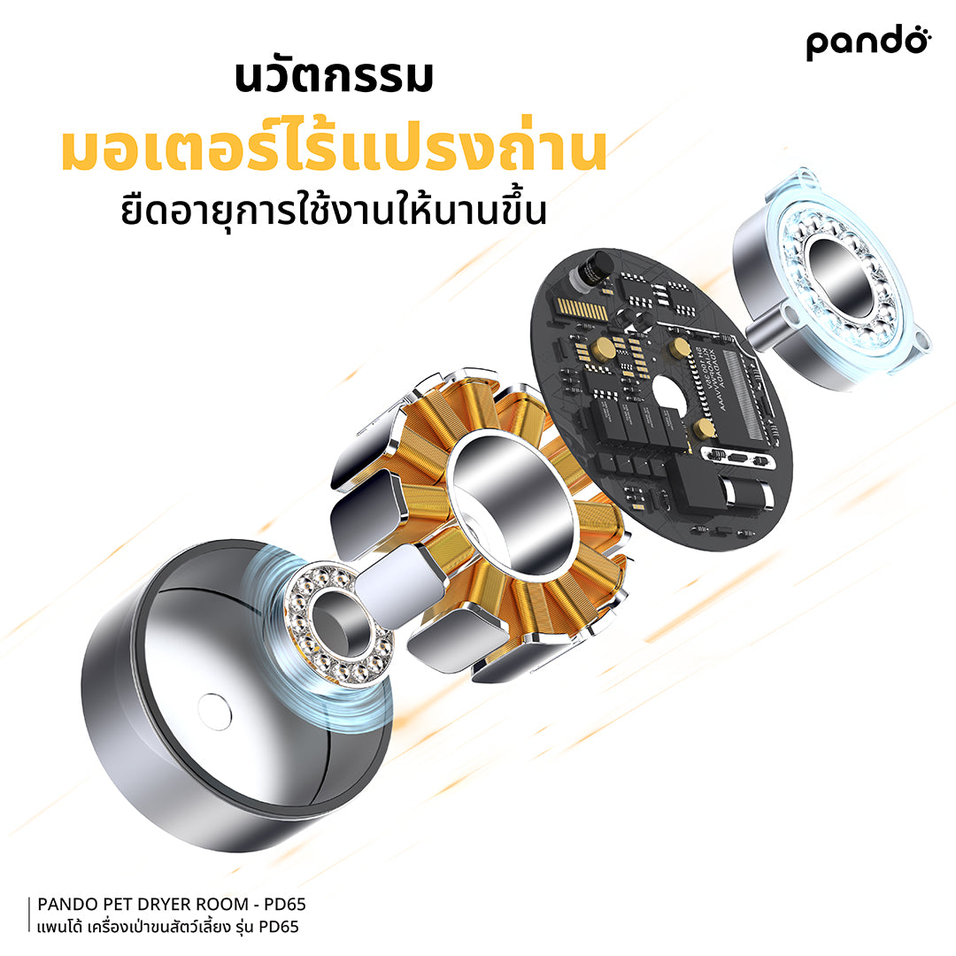 pando pet dryer room PD65 เครื่องเป่าขนสำหรับสัตว์เลี้ยง รุ่น PD65