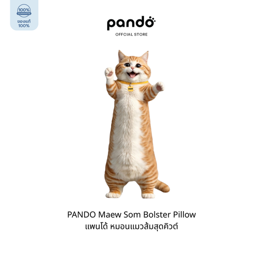 🎁 GWP PANDO Maew Som Bolster Pillow (100% off)